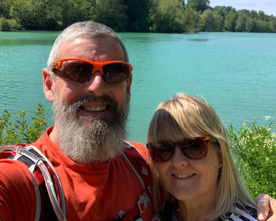 Joe and his wife